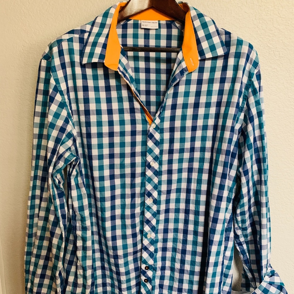 Porsche Long Sleeve Button Down Shirt